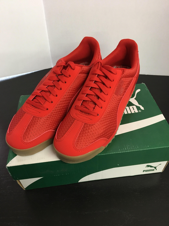 New Men Puma Sneakers In Red